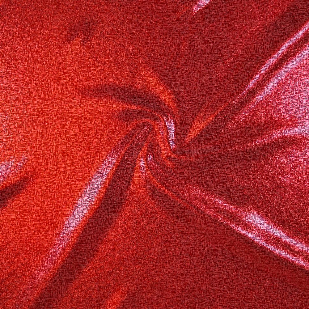 Shine stretch velvet fabric red, FUNKYTEX