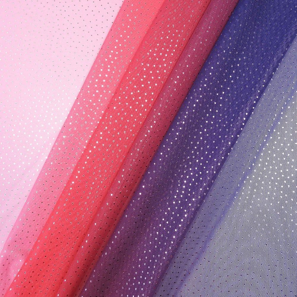 3D Geo Pink Turquoise, Fluorescent Stretch Fabric — Funki Fabrics